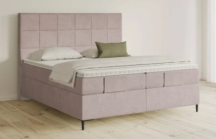 Mozart Boxspringbett Serie 5 Schubert 280x200 Samt Blossom Pink H2/H3