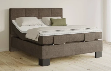 Mozart Boxspringbett Serie 5 Soler 180x200 elektrisch Feiner Stoff Nutshell H4/H3