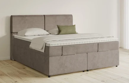 Mozart Boxspringbett Serie 5 Strauss 180x200 mit Bettkasten Samt Cookie H3/H3