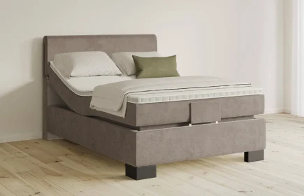Mozart Boxspringbett Serie 5 Strauss 90x220 elektrisch Samt Cookie H3