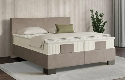 Mozart Boxspringbett Serie 7 Bach 160x200 Samt Cookie H3/H2 Königliche Matratze