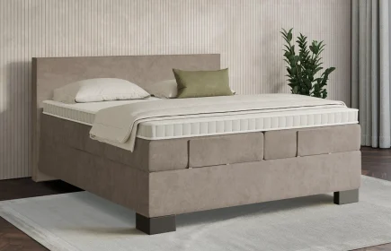 Mozart Boxspringbett Serie 7 Bach 180x200 Samt Cookie H3/H3