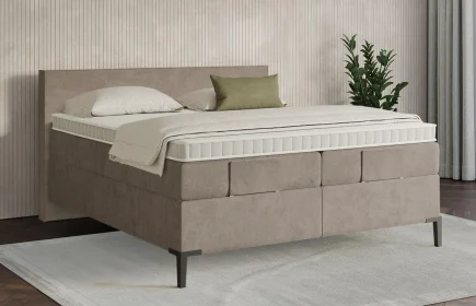 Mozart Boxspringbett Serie 7 Bach 240x200 Samt Cookie H3/H2