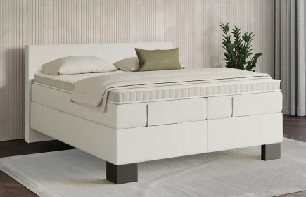 Mozart Boxspringbett Serie 7 Bach 240x200 Samt Vanilla Nice H3/H3