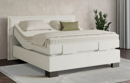 Mozart Boxspringbett Serie 7 Beethoven 160x200 elektrisch Samt Vanilla Nice H3/H2