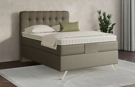 Mozart Boxspringbett Serie 7 Haydn 120x200 Kunstleder Olive Dream H2