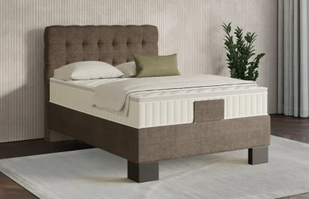 Mozart Boxspringbett Serie 7 Haydn 140x200 Feiner Stoff Nutshell H2 Königliche Matratze