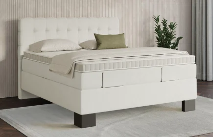 Mozart Boxspringbett Serie 7 Haydn 160x200 Samt Vanilla Nice H4/H3