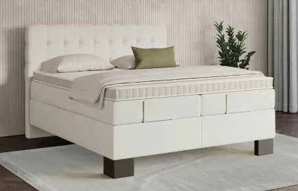 Mozart Boxspringbett Serie 7 Haydn 280x200 Samt Vanilla Nice H3/H2