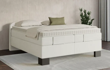 Mozart Boxspringbett Serie 7 Salieri 180x200 Samt Vanilla Nice H3/H4
