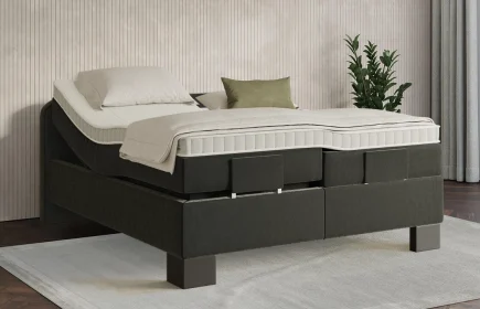 Mozart Boxspringbett Serie 7 Salieri 280x220 elektrisch Samt Raven Silk H4/H2