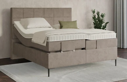 Mozart Boxspringbett Serie 7 Schubert 240x220 elektrisch Samt Cookie H3/H3