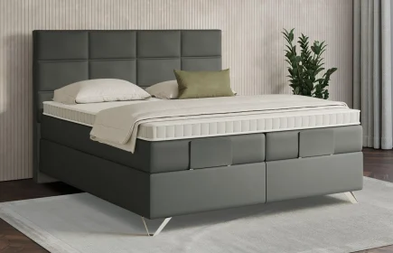 Mozart Boxspringbett Serie 7 Soler 200x200 Kunstleder Granite H3
